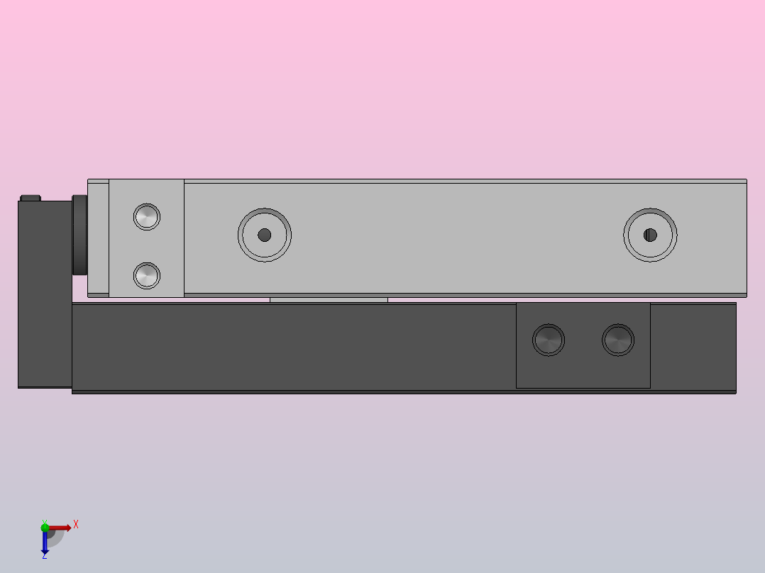 气缸HLQ6X30S俯视图