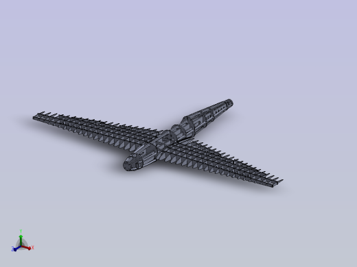 A0004953-固定翼无人机结构机架