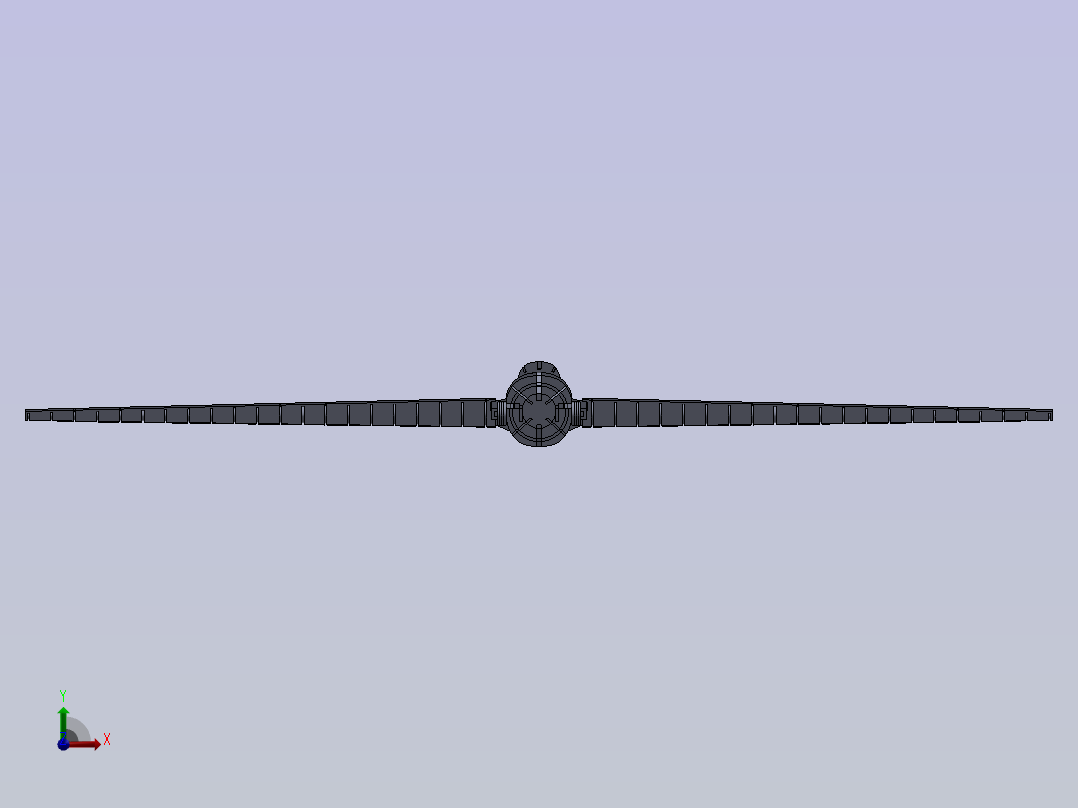 A0004953-固定翼无人机结构机架前视图