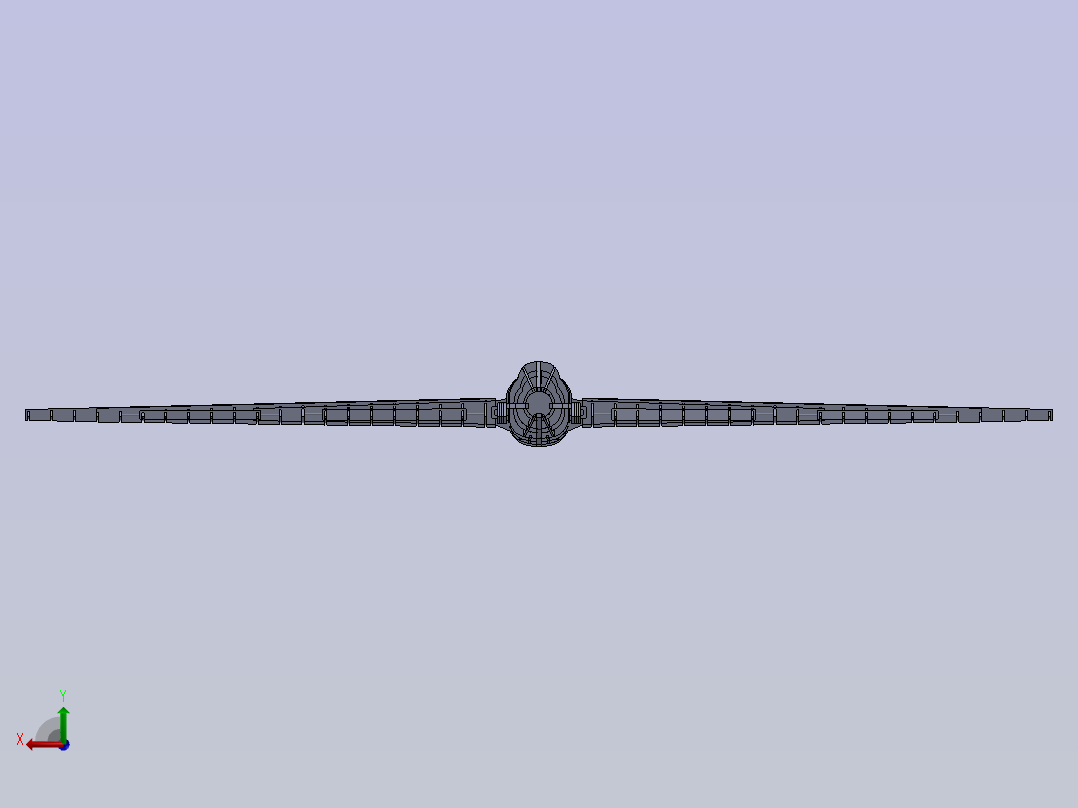 A0004953-固定翼无人机结构机架后视图