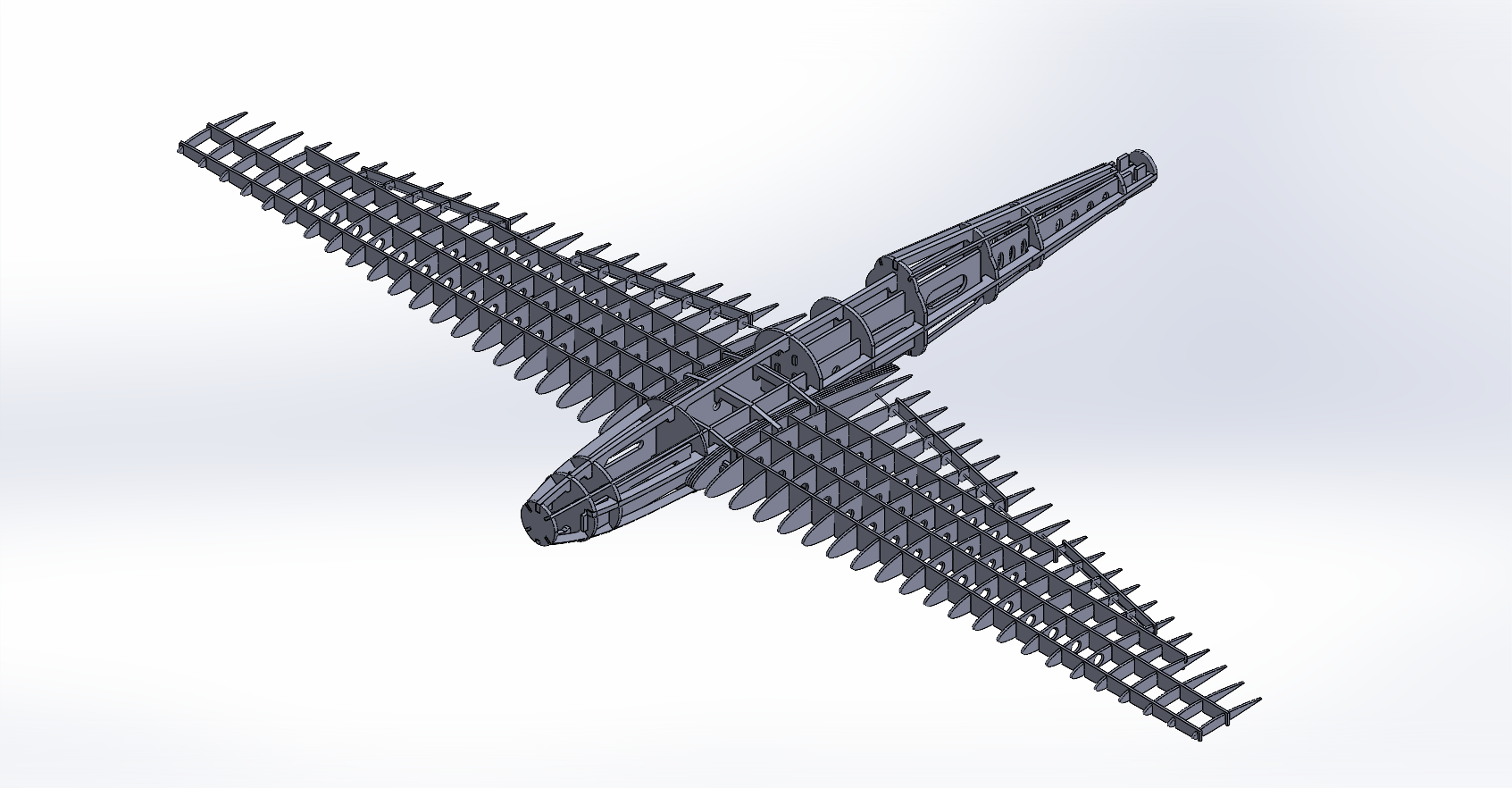 A0004953-固定翼无人机结构机架
