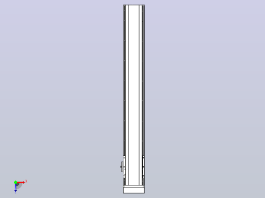 日规模组半封闭丝杆TPA-HNR-105D-1610C-L700-MP-C-P40-N3俯视缩略图