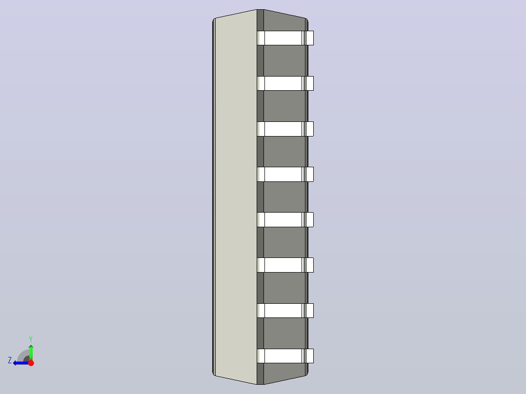 106x SOIC 封装（小外形集成电路）SOIC127P1034X267-16N右视图