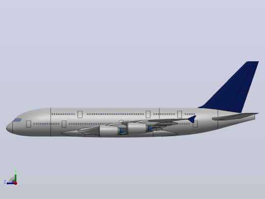 空中客车a 380右视缩略图