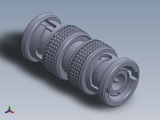 BNC视频连接器8正等轴测缩略图