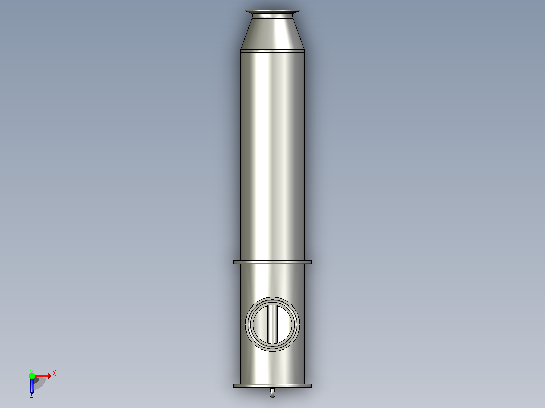 DGX04-K卡式双节直角过滤器[DGX04-K-DN125]俯视图