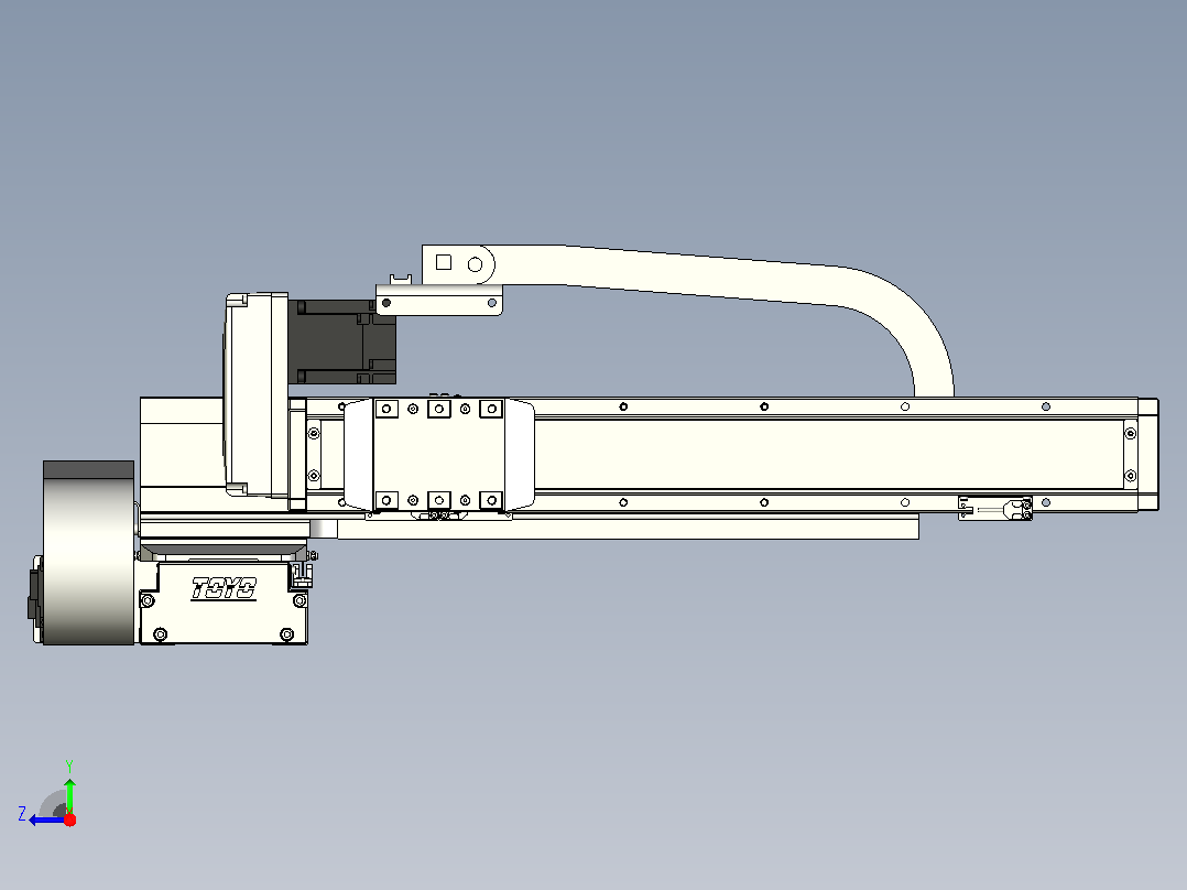 XYGT430-A1-A-800-400-M-C-001负载2-24KG XY悬臂模组 XYGT430-A1 替换TOYO直线模组右视图