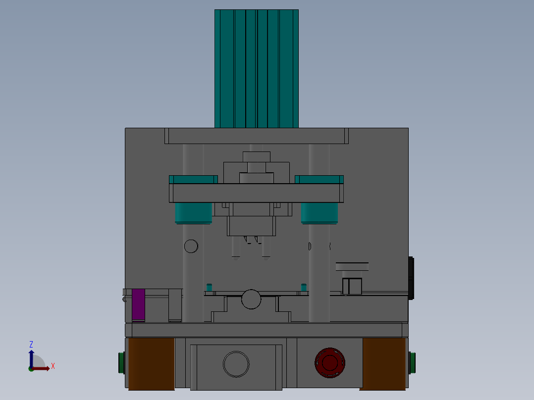 半自动裁切治具组装sw17可编辑