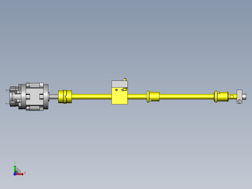 料架依次进给机构前视缩略图