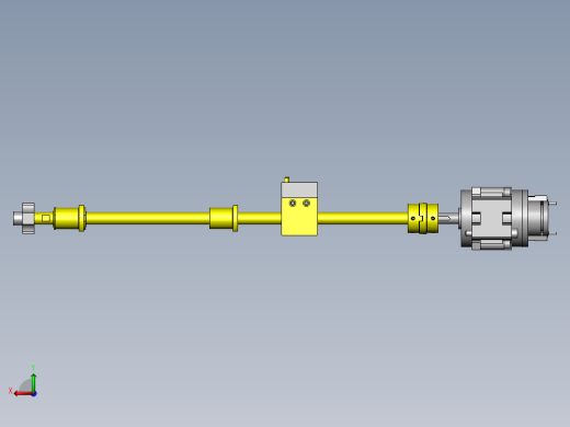 料架依次进给机构后视缩略图