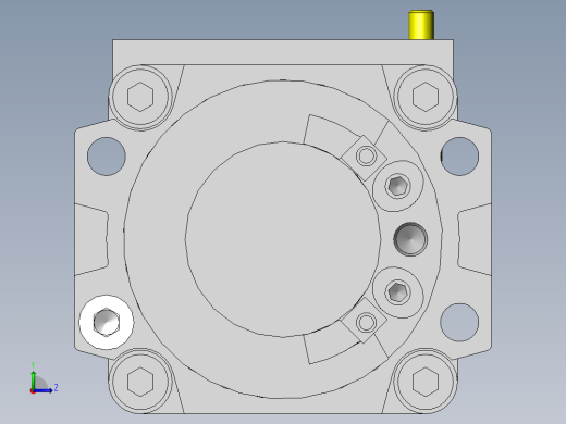 料架依次进给机构左视缩略图
