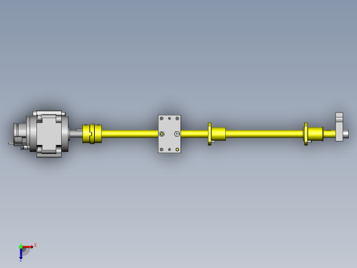 料架依次进给机构俯视缩略图