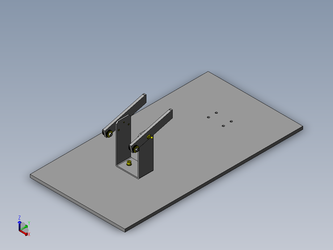 偏移机构主视图