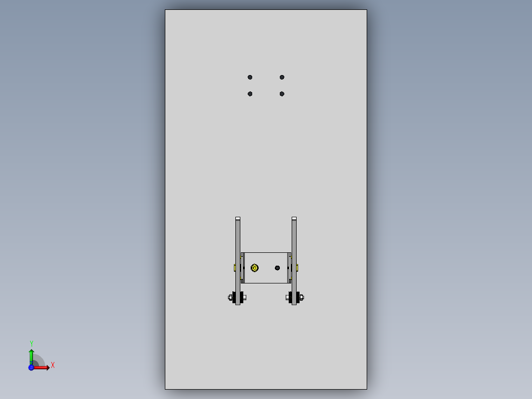 偏移机构俯视图
