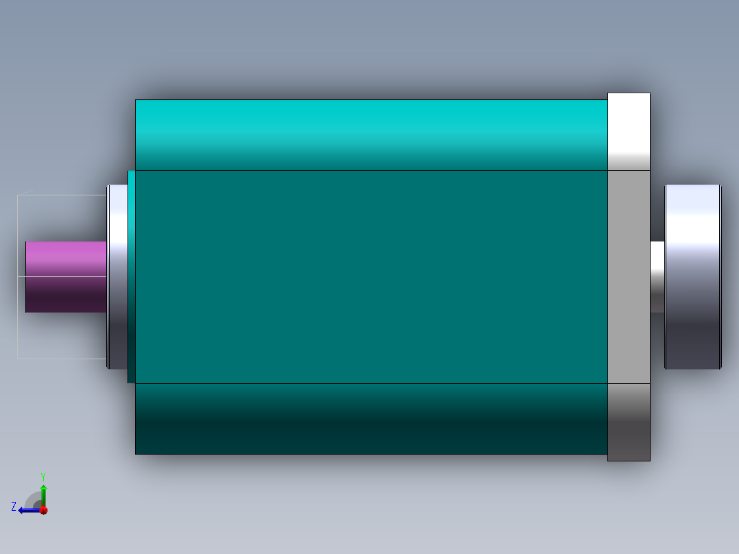 硬币分拣机(sw12+cad+说明书)右视图