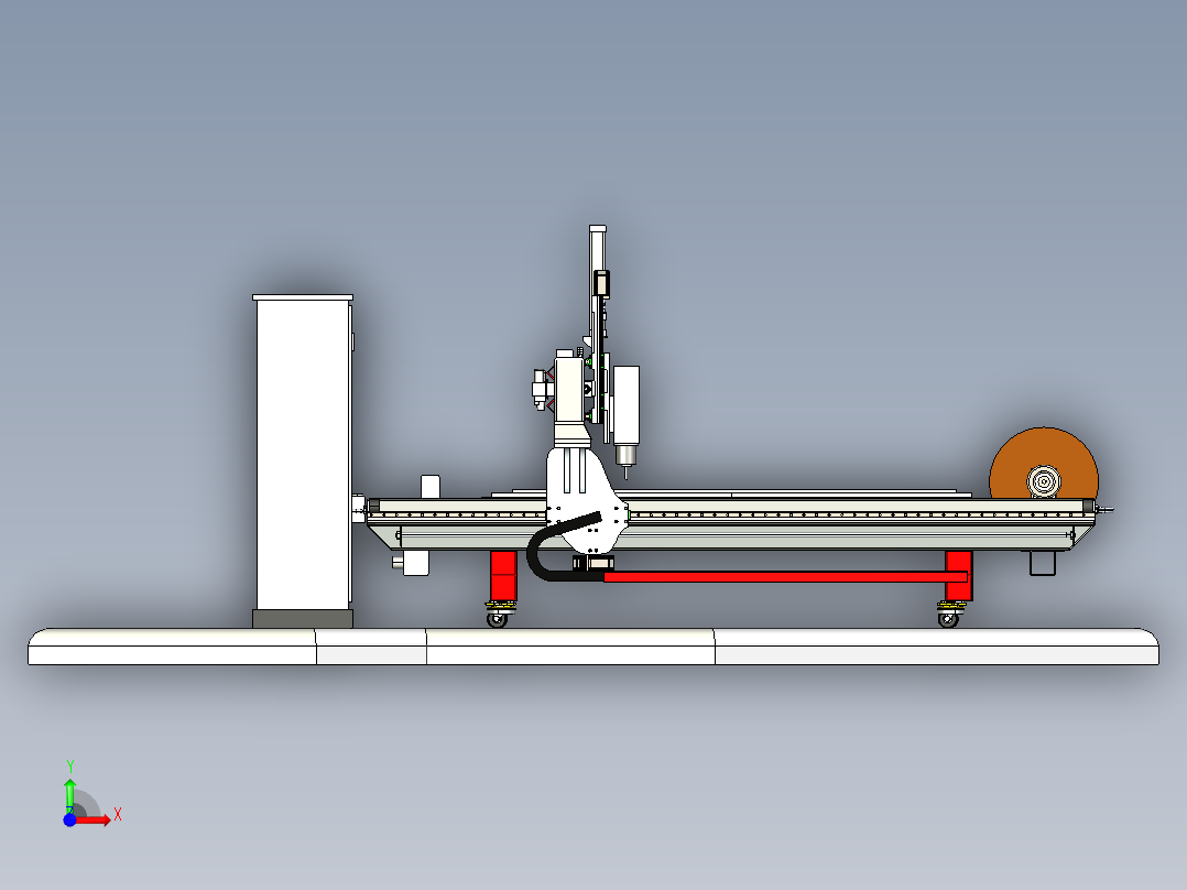 250-125数控机床前视图