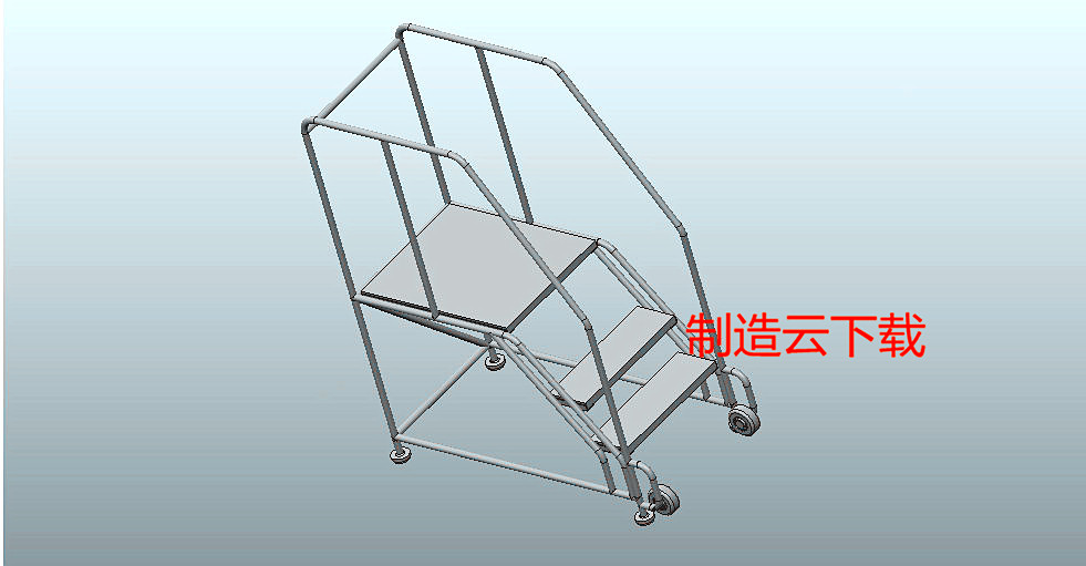 移动平台7703D模型