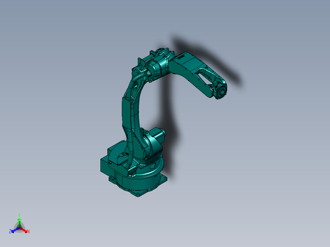 安川机器人MH24.3D模型