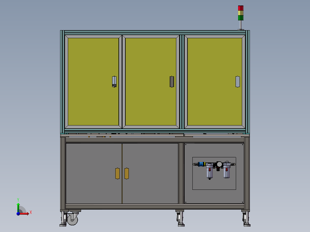 B16_自动化零件插针机前视图