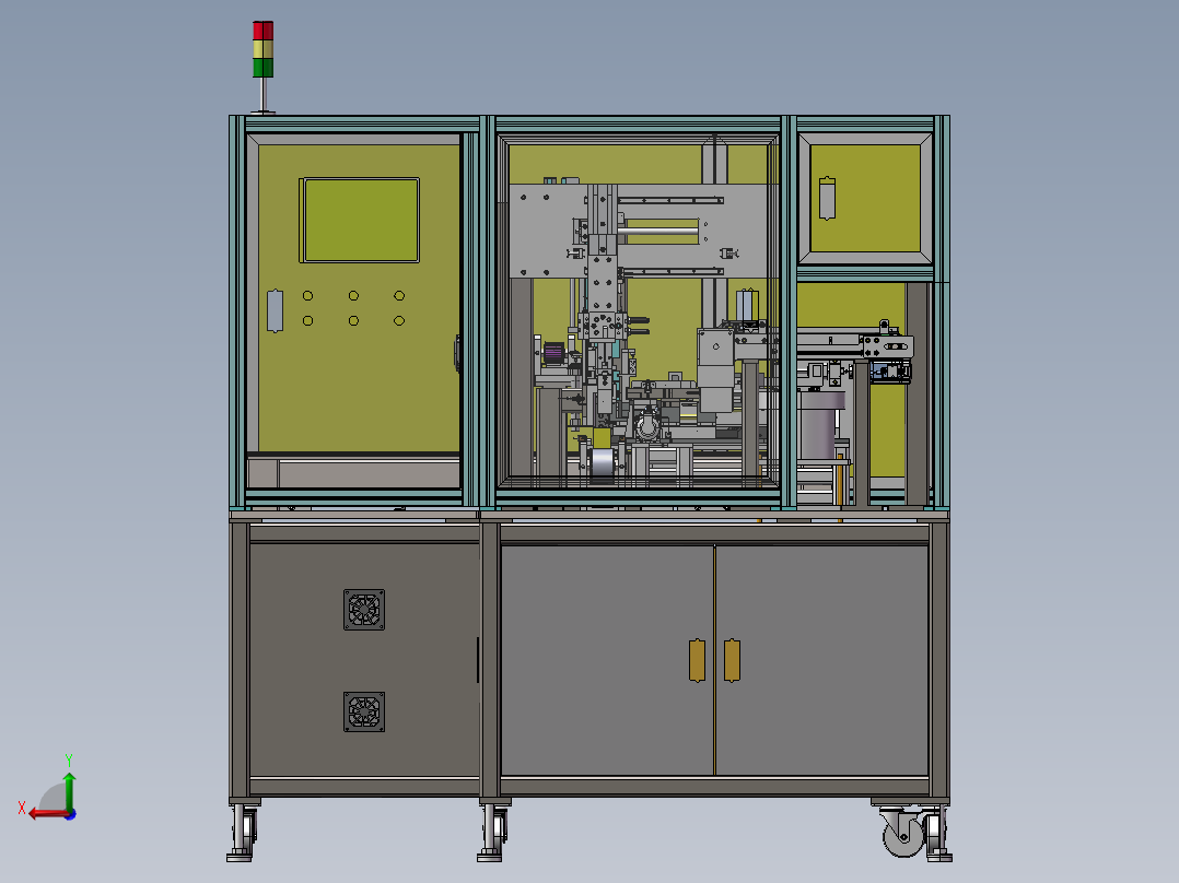 B16_自动化零件插针机后视图