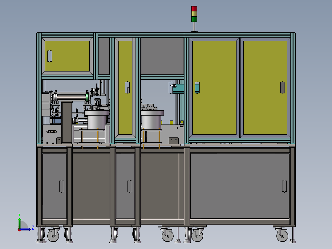 B16_自动化零件插针机左视图