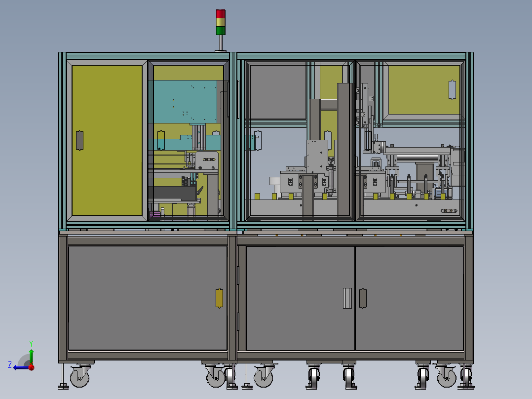 B16_自动化零件插针机右视图