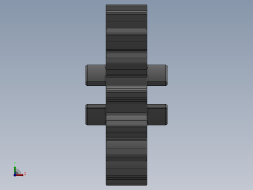 4019 - 4562487 - 4211563 Medium Stone Grey Technic Gear 16 Tooth.SLDPRT前视缩略图