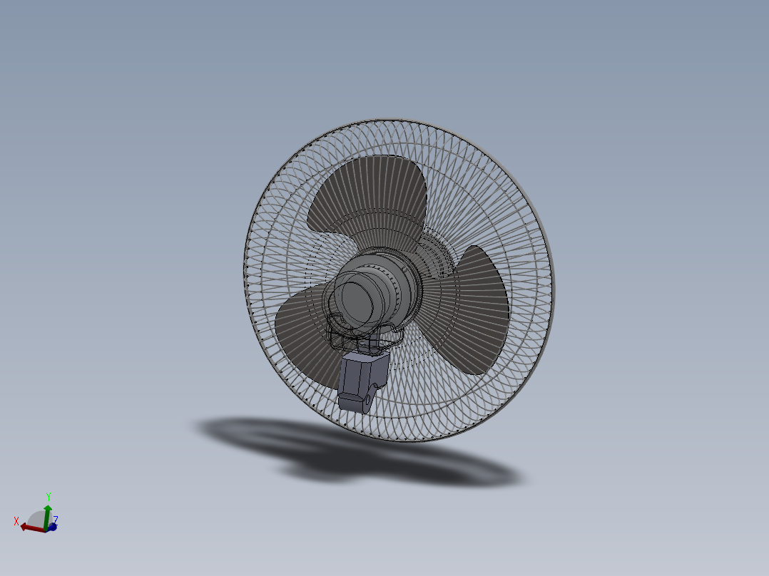 某型摇头电风扇的设计