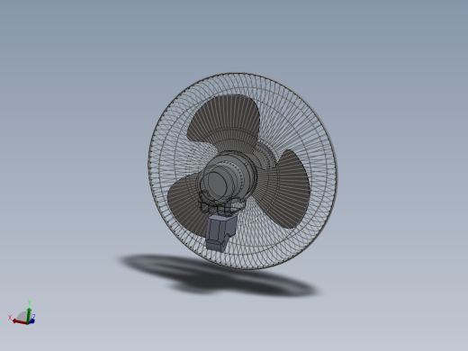 某型摇头电风扇的设计