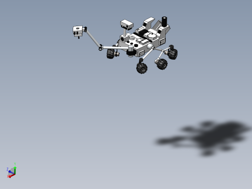 摇杆转向架机器人