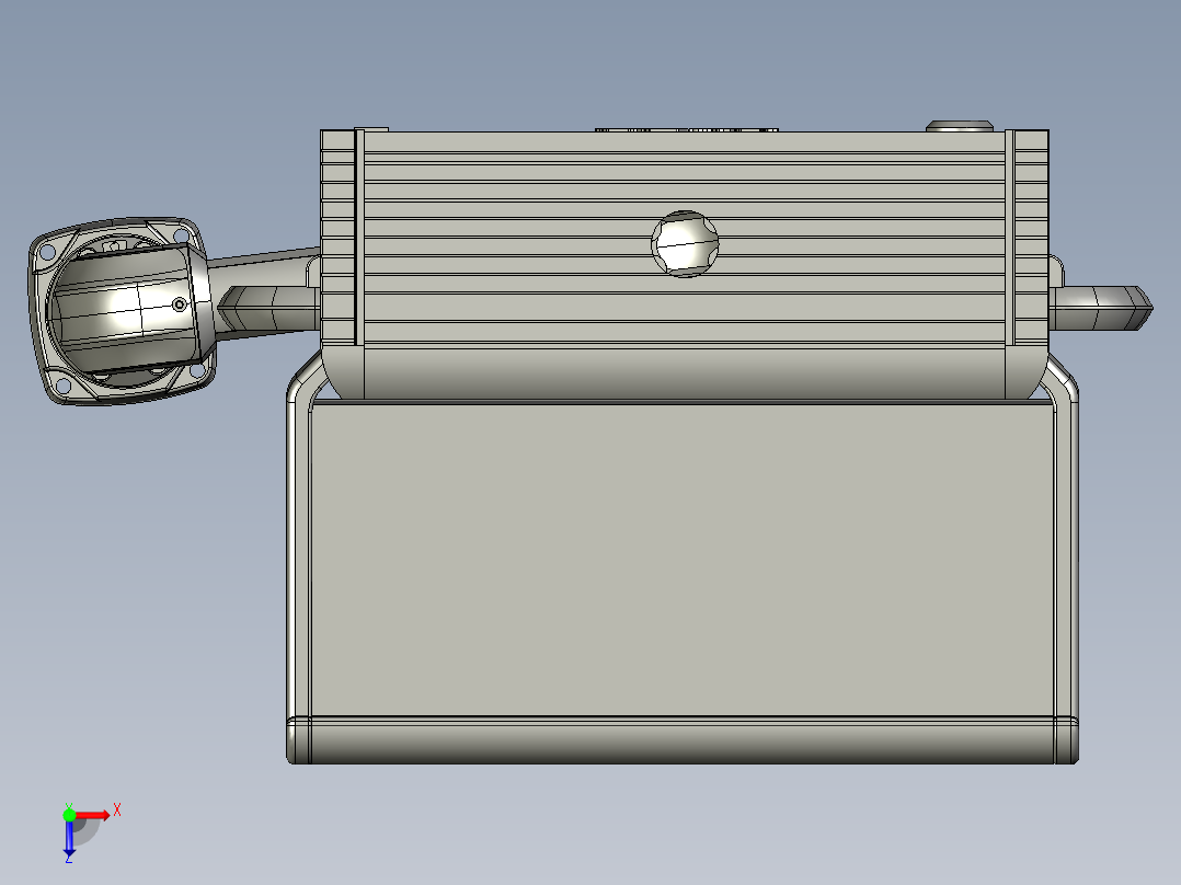 悬臂控制操控箱键盘支架-J2-旋转-转角-转角-箱体连接器-200-250-300俯视图