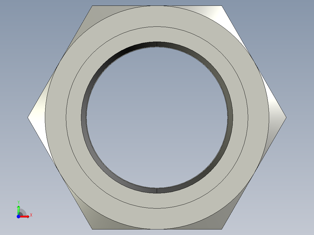 卡套式工业通用硬管接头20_bu-s前视图
