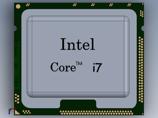 CPU处理器 (14)俯视缩略图