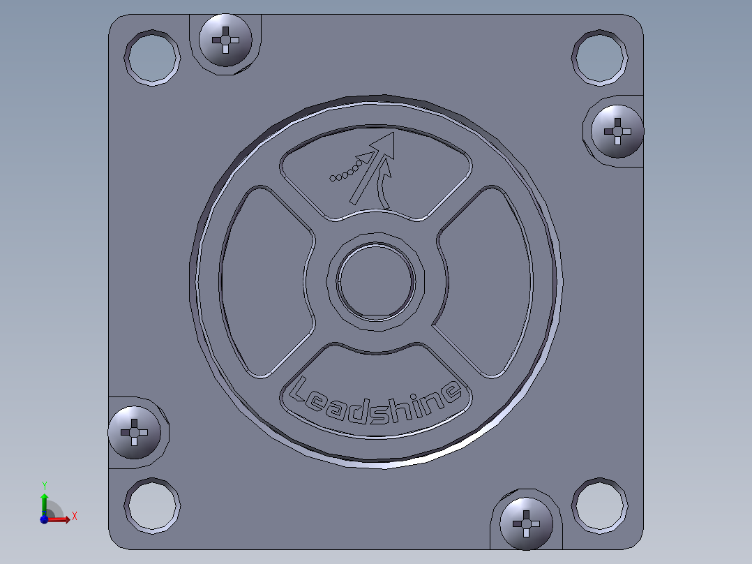 雷赛步进电机57CM26前视图
