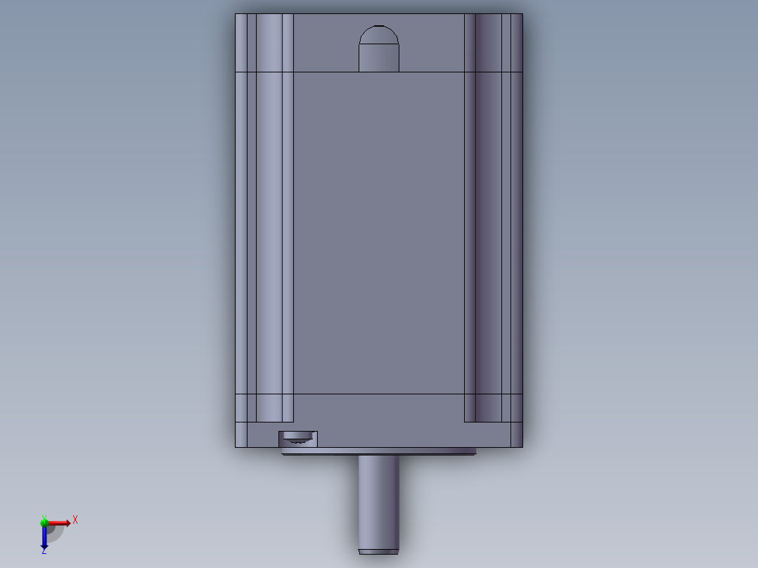 雷赛步进电机57CM26俯视图