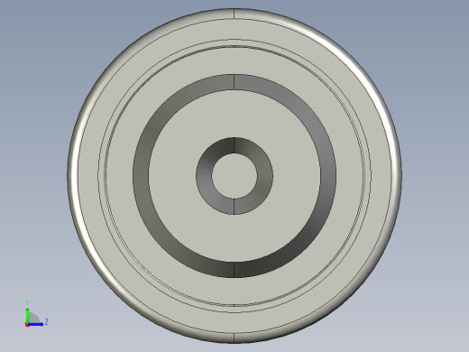 SKF带有一个坯料端的针辊轴承3D模型IGS格式左视缩略图