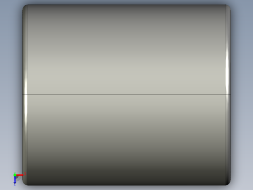 SKF带有一个坯料端的针辊轴承3D模型IGS格式俯视缩略图