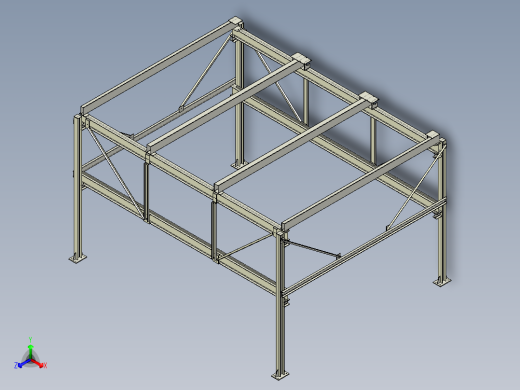 三层链条式升降横移立体车库