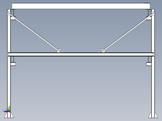 三层链条式升降横移立体车库右视缩略图
