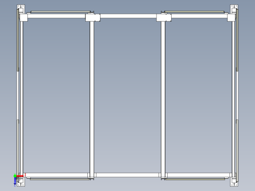 三层链条式升降横移立体车库俯视缩略图
