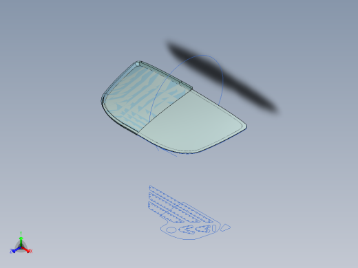 汽车引擎盖--igs