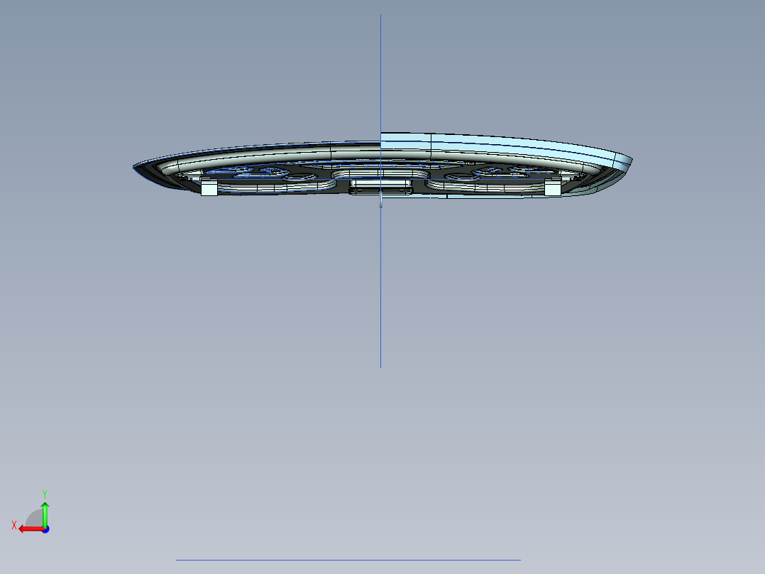 汽车引擎盖--igs后视图