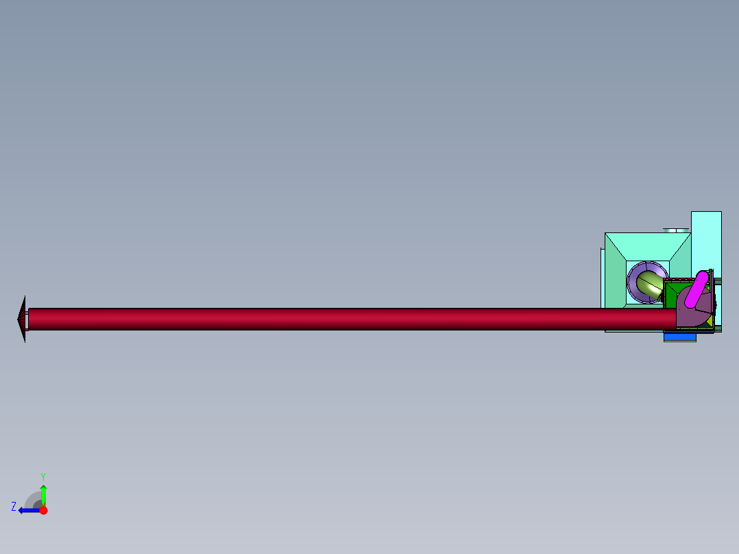 水浓解喷淋高能离子光氧除臭一体机右视图