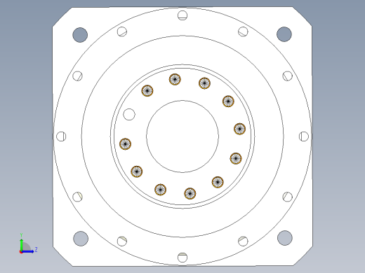直齿PLH160-L3 35-114.3-200-M12.stp左视缩略图