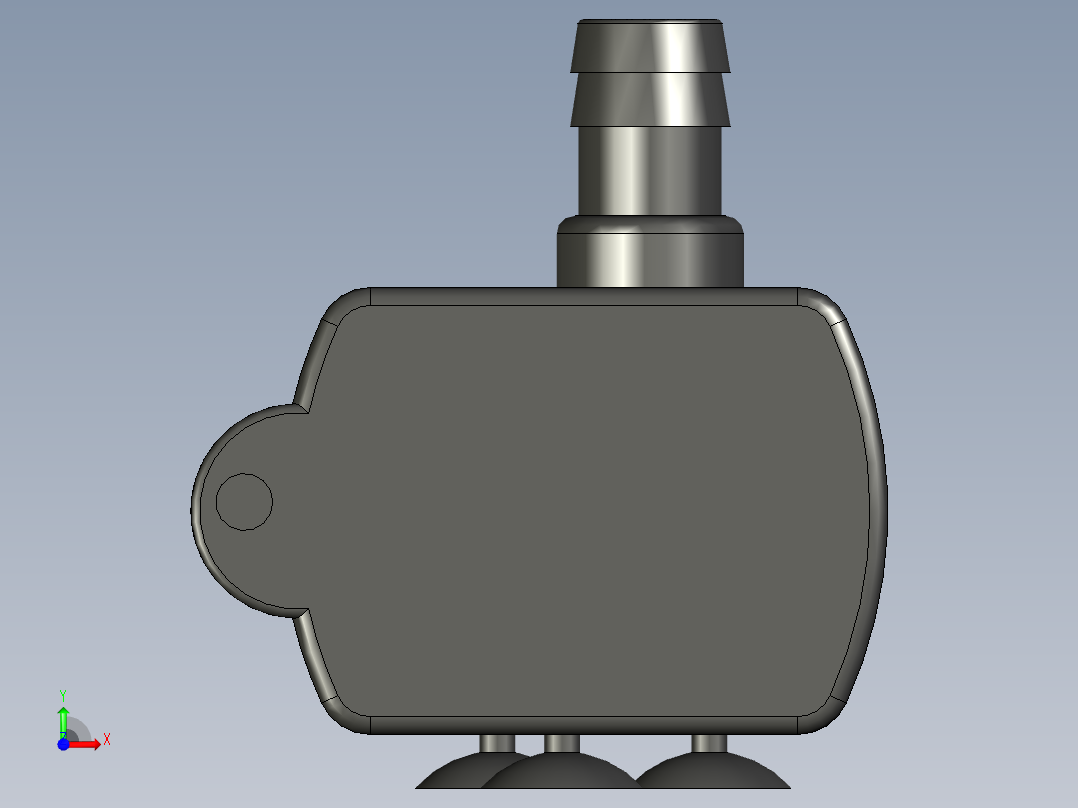 ad 102t-12V 110毫安无刷DC泵前视图