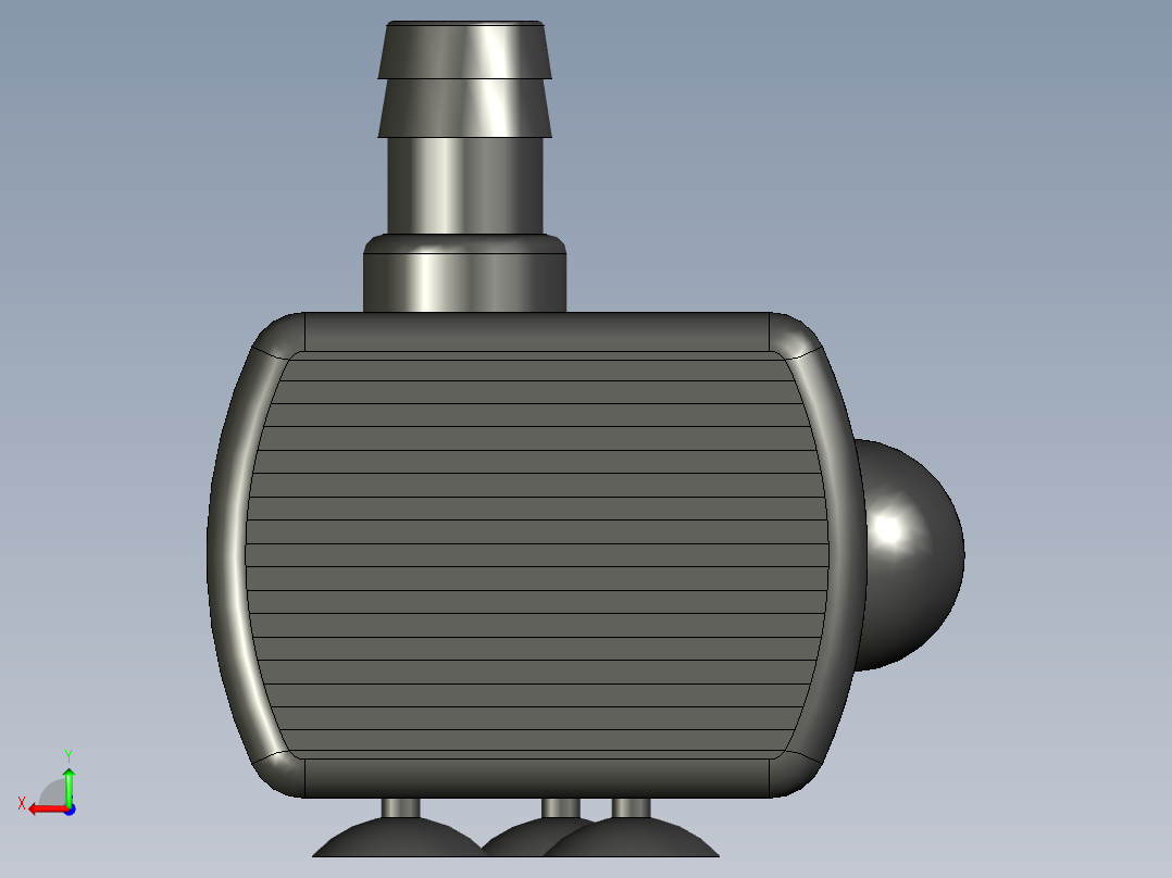 ad 102t-12V 110毫安无刷DC泵后视图