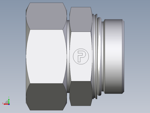 卡套式工业通用硬管接头EO_Swivel_connector_EGEO42LMCF后视缩略图