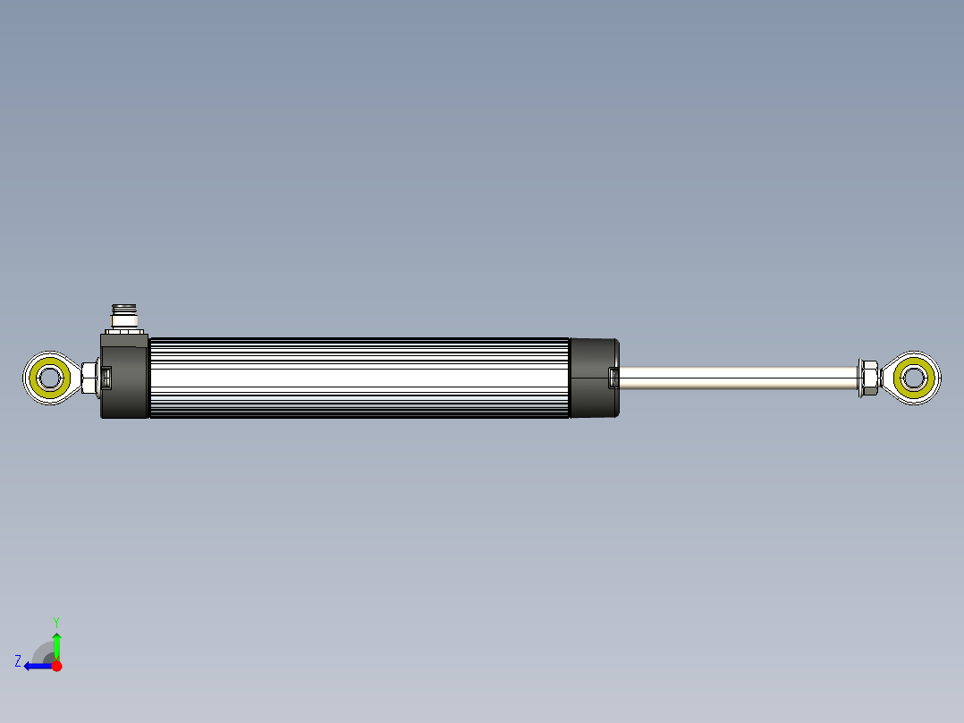 NOVOTECHNIK直线位移传感器LWG 系列右视图