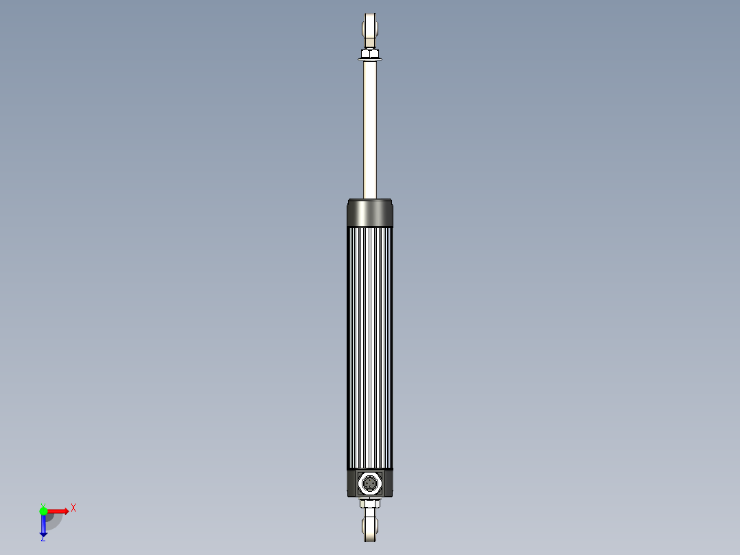 NOVOTECHNIK直线位移传感器LWG 系列俯视图