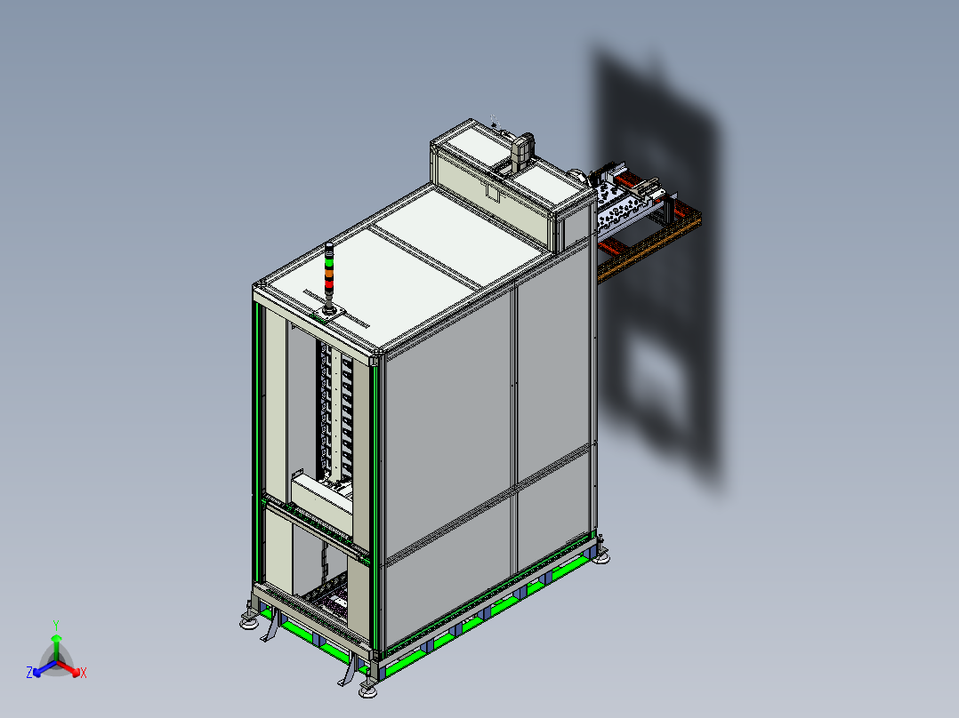 汽车单用途缓冲器生产线上下料机step